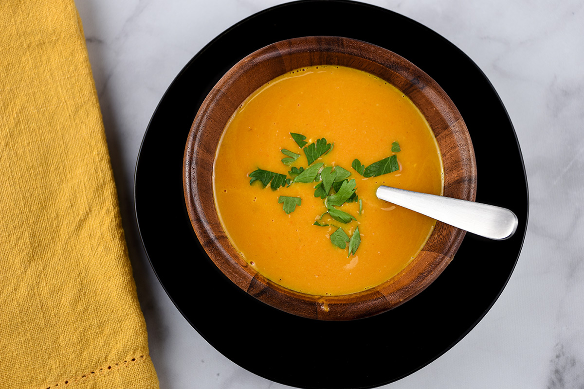 Thai Curried Carrot Soup