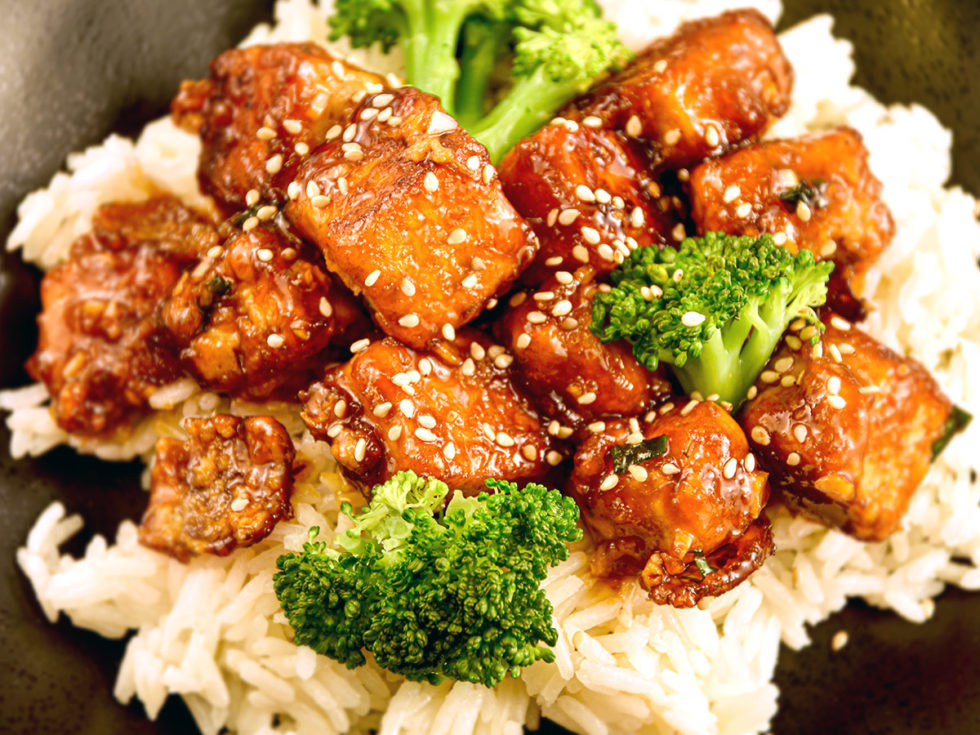 General Tso’s Tofu StirFry Sunshine Rising