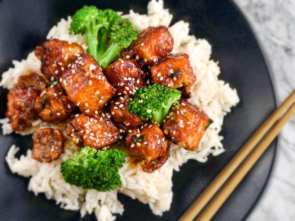 General Tso’s Tofu StirFry Sunshine Rising
