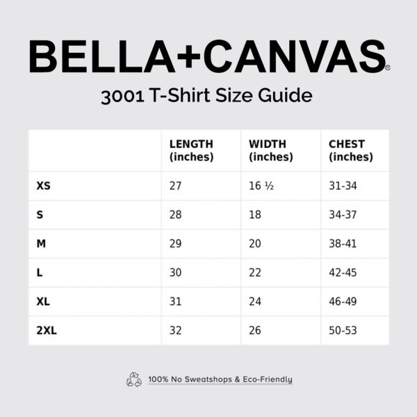 Bella + Canvas T-Shirt Guide